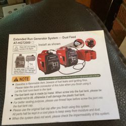 Portable Generator Dual (our single) External Fuel Kit - Fits Honda EU Series + Others - See Discription
