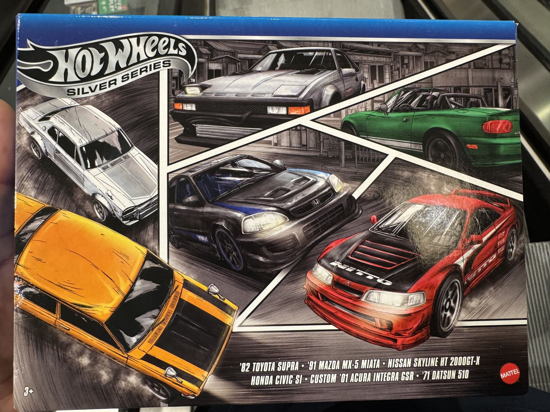 Hot Wheels Silver Series 6 Pk Japanese