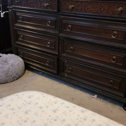 Large Solid Wood Dresser