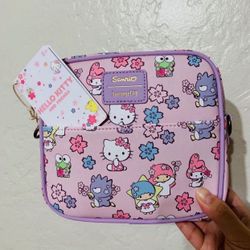 Sanrio Hello Kitty Twin Stars My Melody Keroppi Bad Maru Crossbody Bag