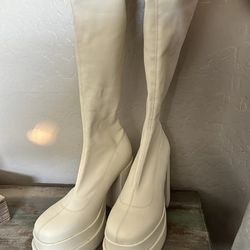 Off White Steve Madden Cypress Boots