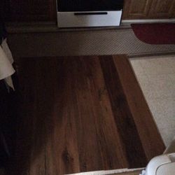 Real wood hardwood flooring  This Is One Box Layed Out  in a kitchen you can do it yourself