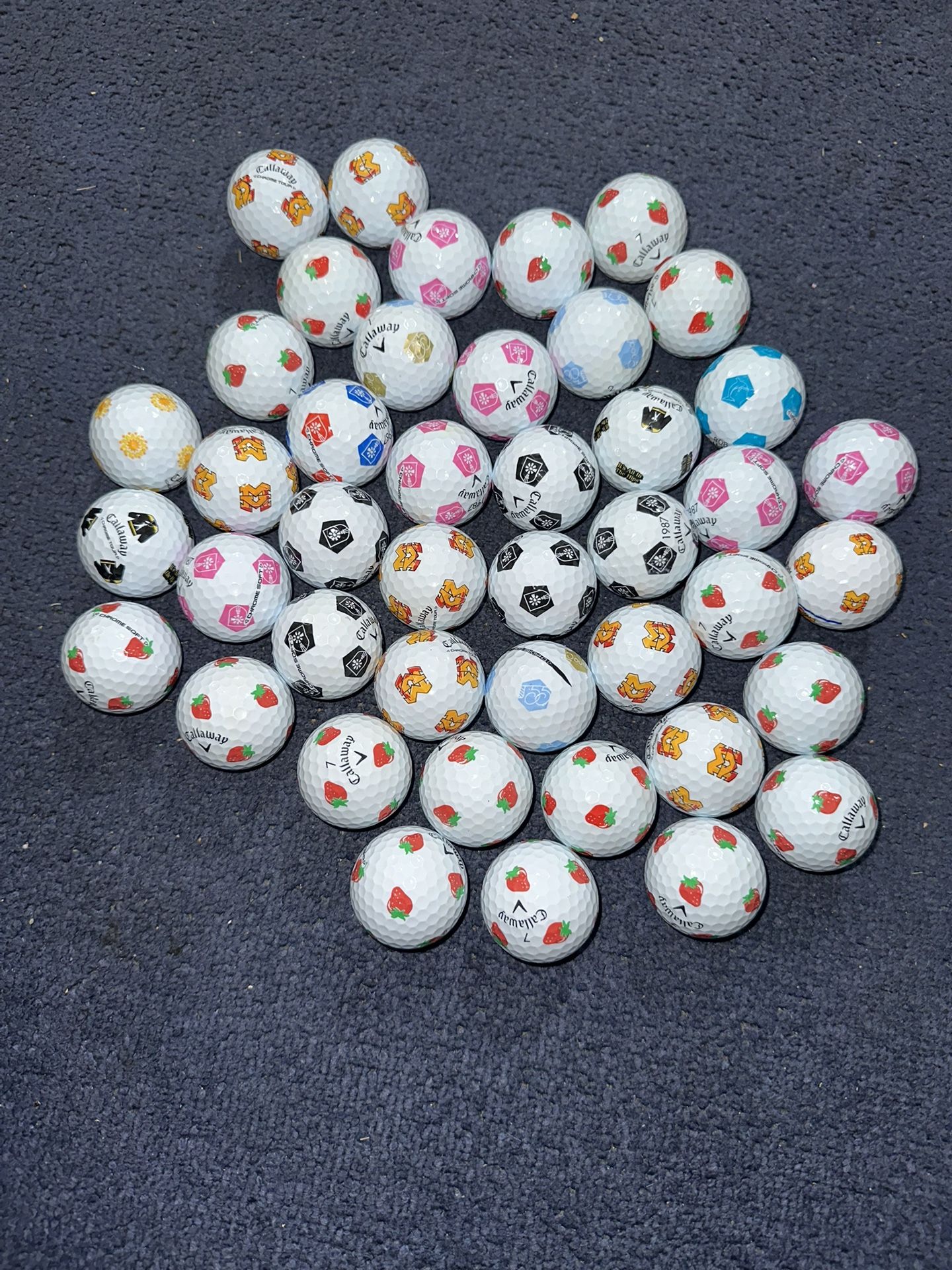 43 Callaway Truvis Logo Golf Balls