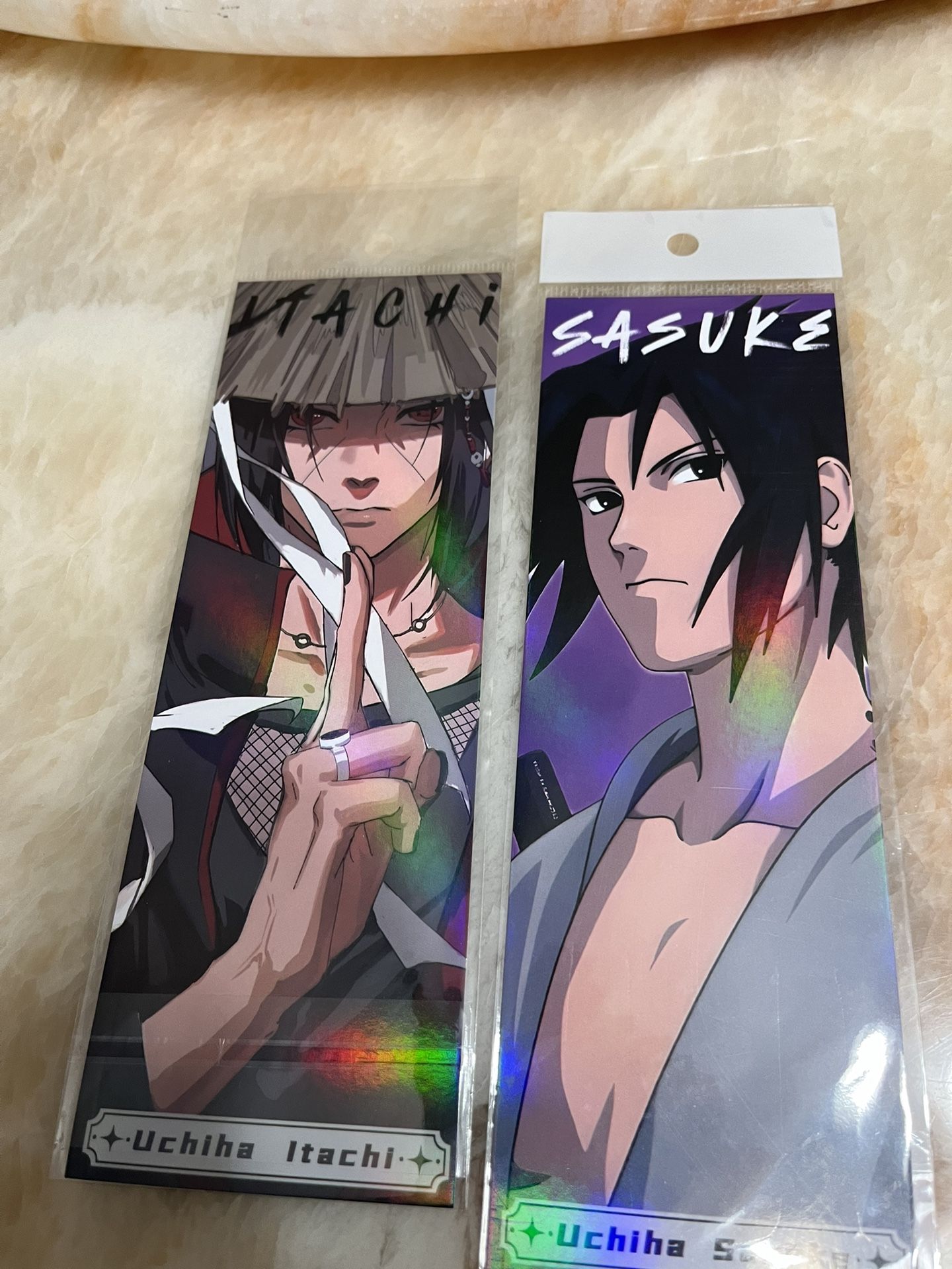 Naruto laser card 2pcs