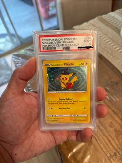 PSA 9 Special Delivery Pikachu promo card