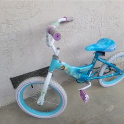 Frozen 16" Girl Bike, Back Tire Is Flat