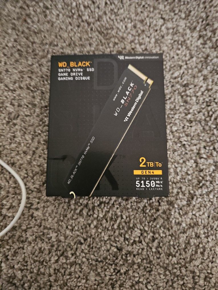 2 Tb Wd Black Sn770 NVMe SSD
