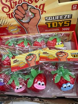 Strawberry Squeeze Stress Toys