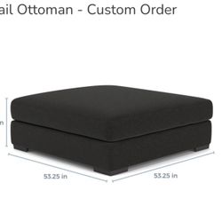 Mor Furniture Large Ottoman 