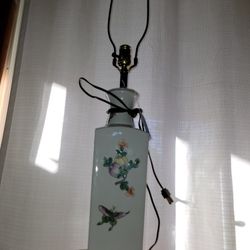 Vintage Oriental Butterfly Lamp 