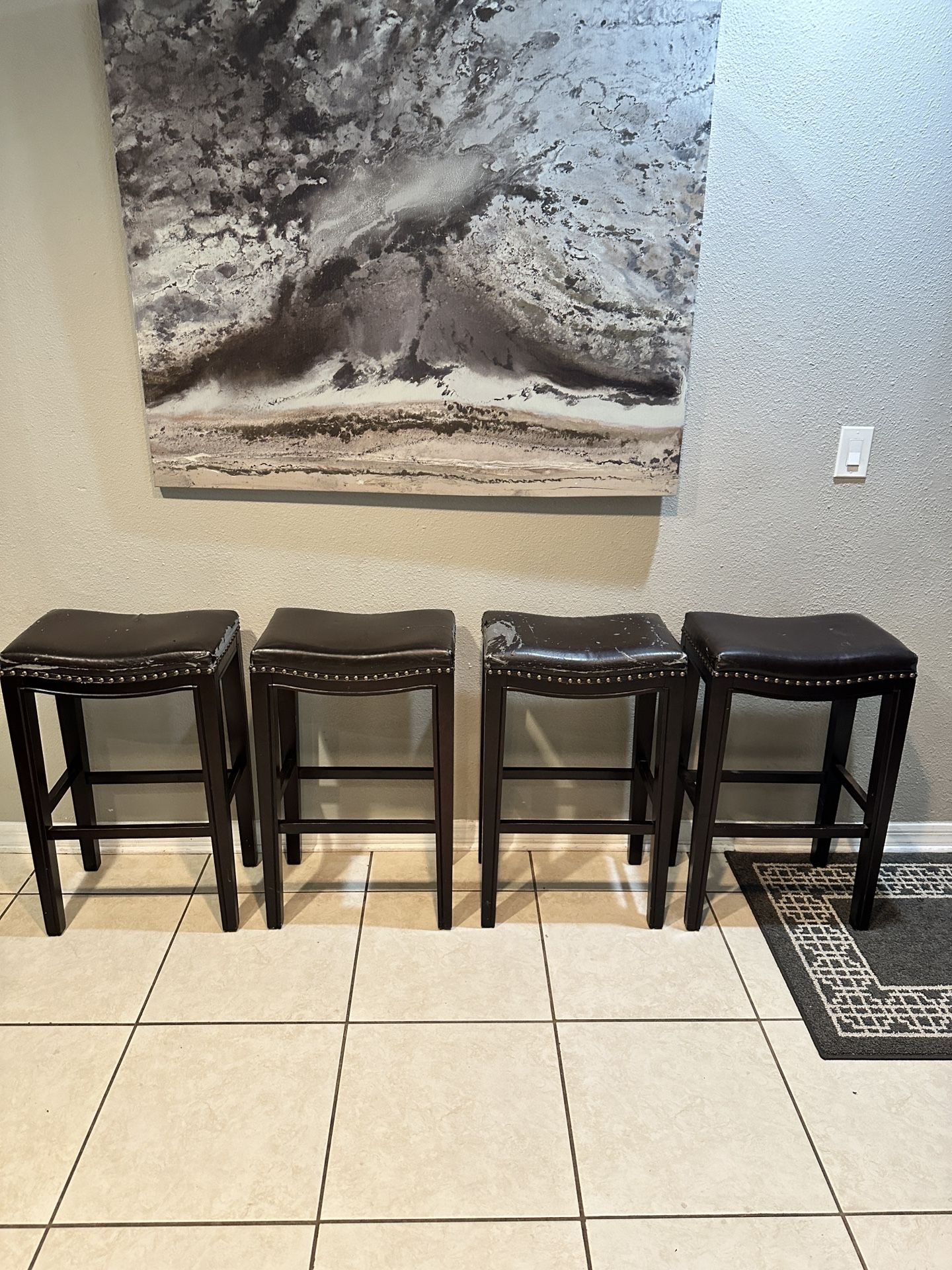 “project” Bar Height Barstools For Reupholster 