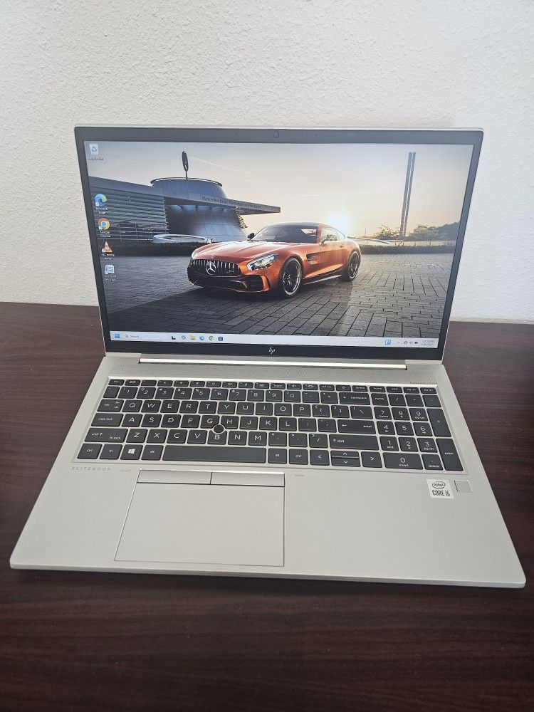 Fast HP Elitebook Business Class Laptop 15" Full HD Intel i5 10th Gen 16GB Ram 256GB SSD WiFi 6 Backlit Keyboard HDMI Thunderbolt Windows 11 Pro