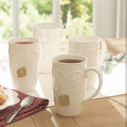 Princess House Marbella 18oz Tall Mugs