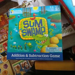 "SUM SWAMP "ADDITION & SUBTRACTION GAME