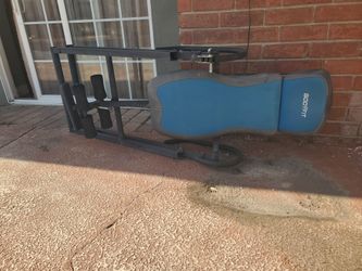 Inversion table back stretch body fit
