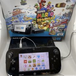 Nintendo Wii U Super Mario 3D World Deluxe Bundle (Black)