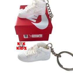 Air Force One Uptown High Top 3D Sneaker Keychain