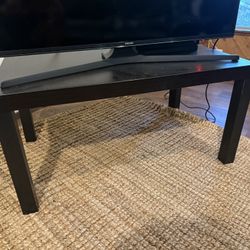 Simple Black Coffee Table / TV Stand