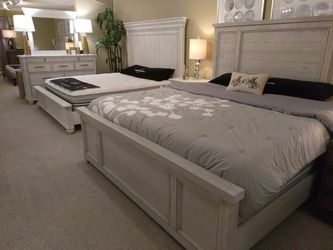 Bedroom set presented by modern home furniture in Everett