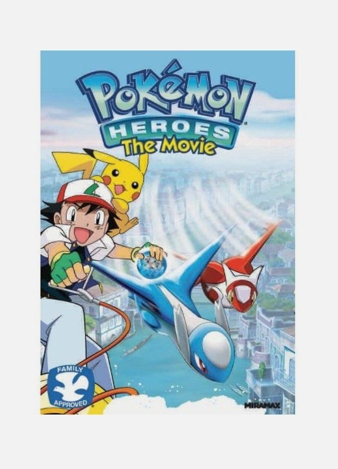 Pokemon Heroes The Movie DVD
