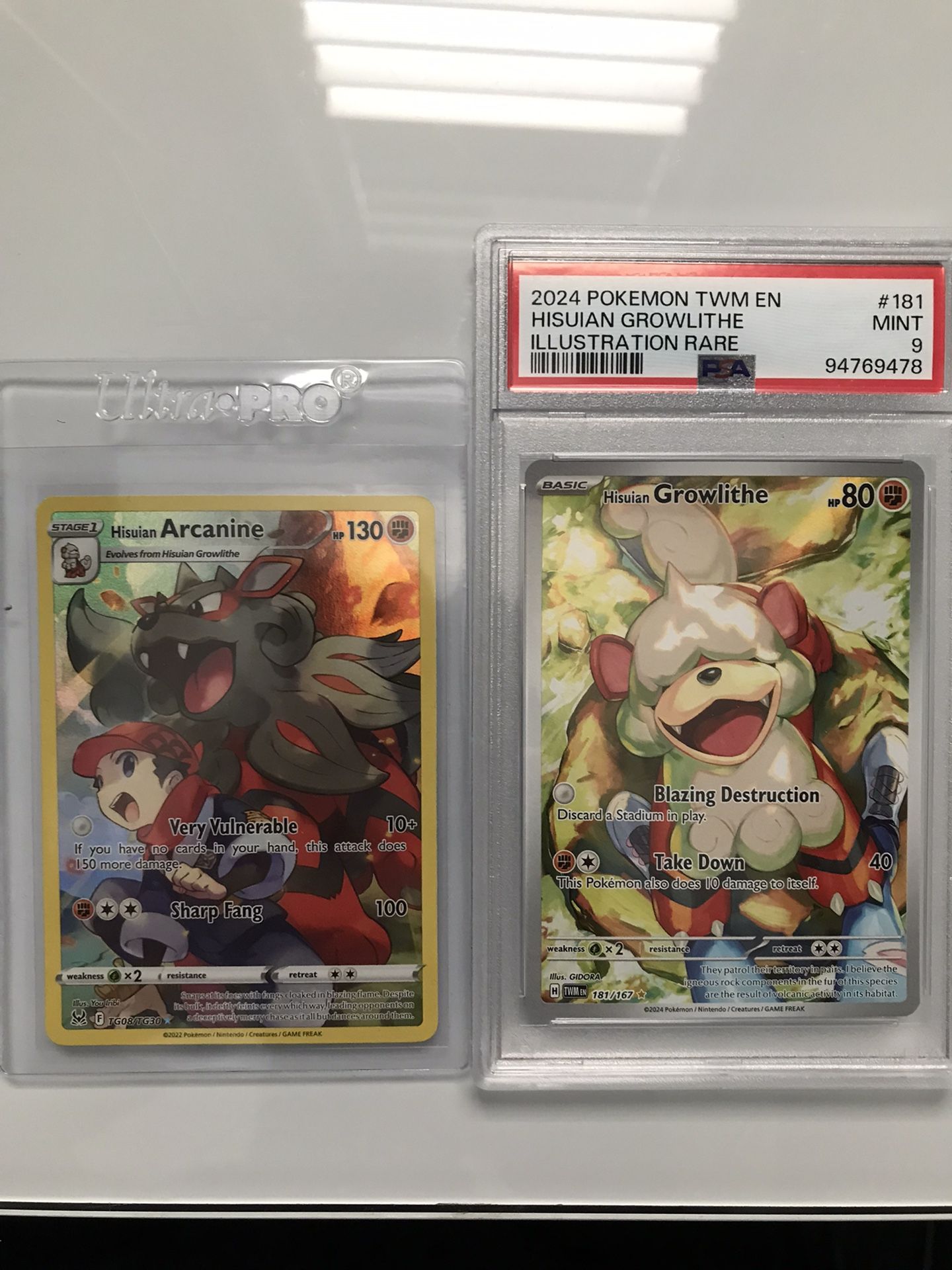 Growlithe and Arcanine SIRs Illustration Rares