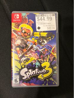 Splatoon 3 Nintendo Switch Game
