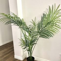 Artificial potted plant, indoor/outdoor Areca palm 6 Ft 