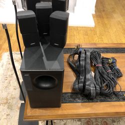 Bose Home Theater Wired With Subwoofer 