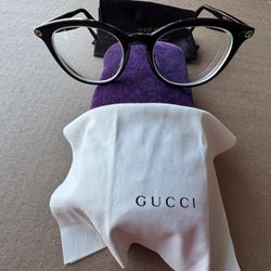 $180  Gucci Cat-eye Frame Optical Glasses 