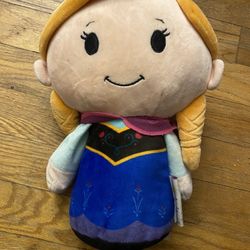 Hallmark Itty Bittys Biggy Disney Frozen Anna 10.5" Plush Stuffed Figure