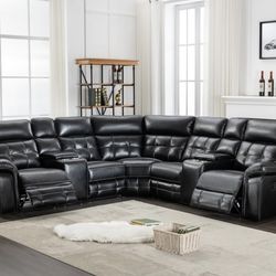 Brand New Black Sectional 