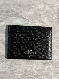 Black Coach Wallet (Worth $90 plus taxes)