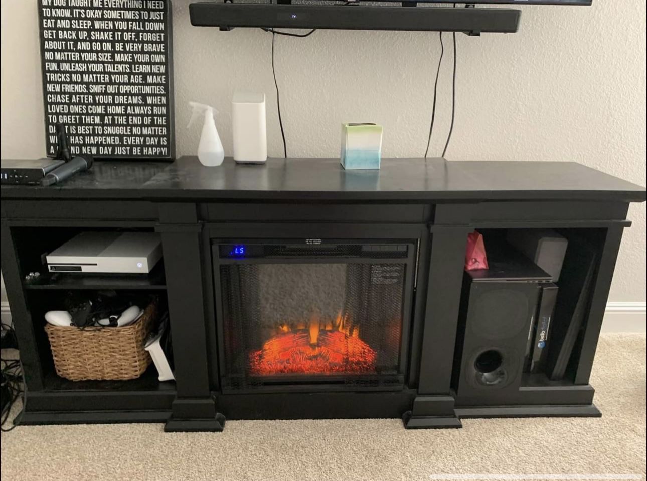 Electric Fireplace TV Stand