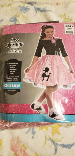 Miss sock hop costume top