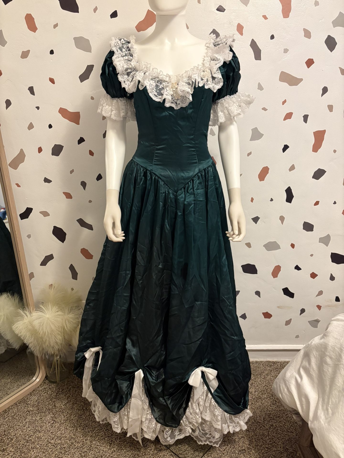 Loralie Original 1970’s Vintage southern bell dress 