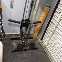 Wall Mount Cable Station, Cable Crossover Machine with Dual Pulley System 