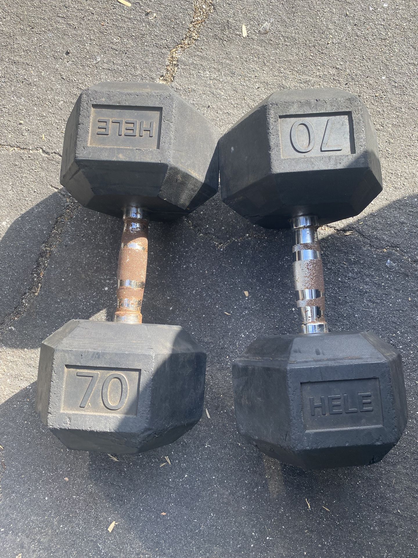 70lbs Dumbbells. (Pair)