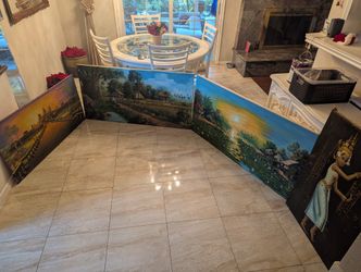 Original Vintage Cambodian Paintings