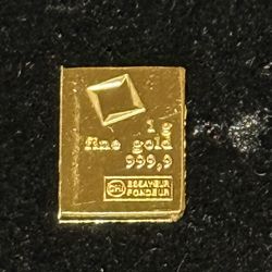 1 Gram Gold. Essayuer Founduer