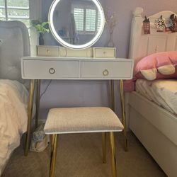 White Vanity Table