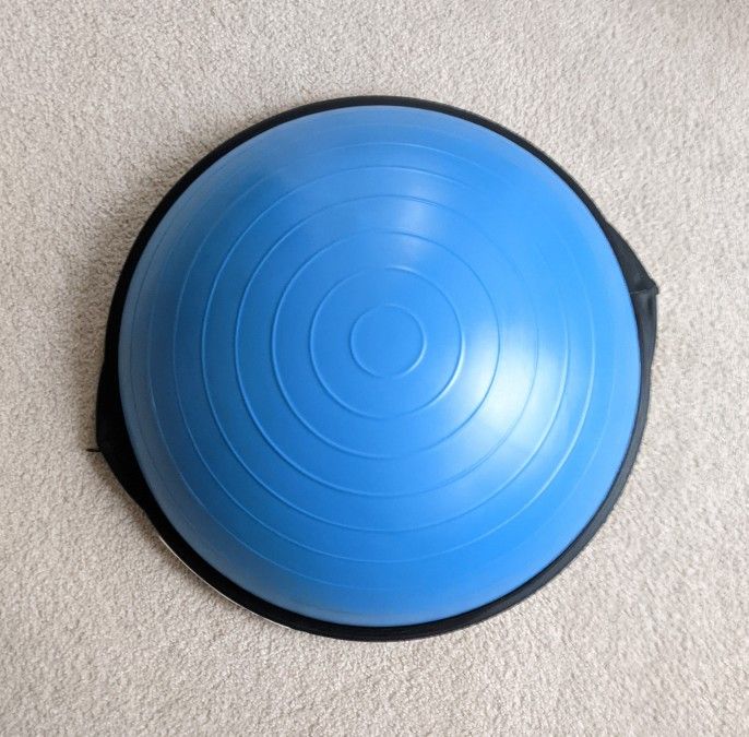 Bosu Pro Balance Strength Trainer Ball Home Gym 26 Inch Blue