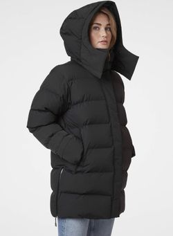 Women black hooded