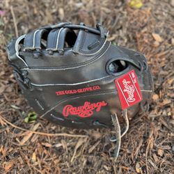Baseball Glove - Rawlings Heart of the Hide First Base Mitt – PRODCT Model – Black HOH