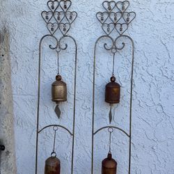 Rustic bells for garden 