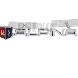 Alpina Car Styling 3D Metal Chrome Zinc Alloy Emblem Car Grill Badge Body Trunk Adhesive Emblem Auto Access