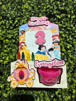 Customized Birthday Pay-doh Favor Set