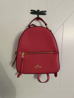 Beautiful COACH back pack in raspberry color
