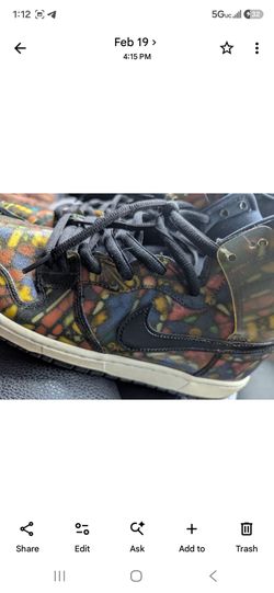 CLASSIC CATHOLIC STAINED GLASSED NIKE DUNKS