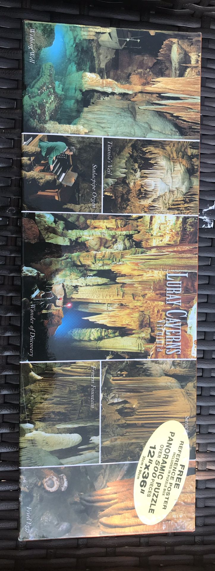Panoramic Jigsaw Puzzle Virginia Luray Caverns - Giant's Hall and More!
