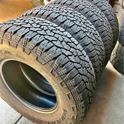 265 70 17 Goodyear Tires Con 80% De Vida Las 4tires ✅️📣📣